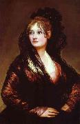 Francisco Jose de Goya Dona Isabel de Porcel. oil painting artist